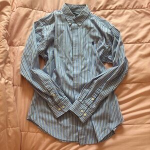 Vintage Ralph Lauren Striped Oxford Button Down